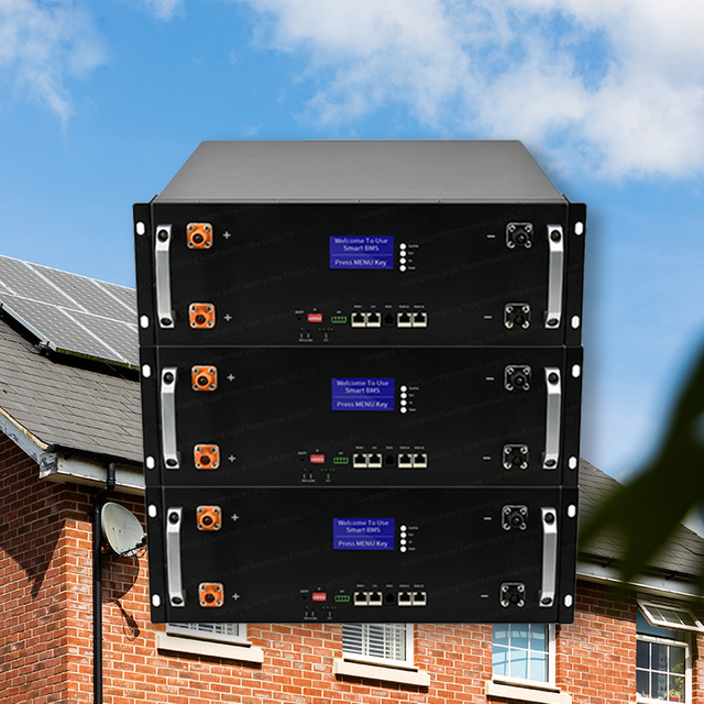 48V литиевая батарея для монтажа в стойку 50ah 100ah 150ah 200ah 300ah батареи серверного шкафа ESS солнечная система хранения резервная система Lifepo4 батарея 51.2V 5kwh 10kwh 15kwh