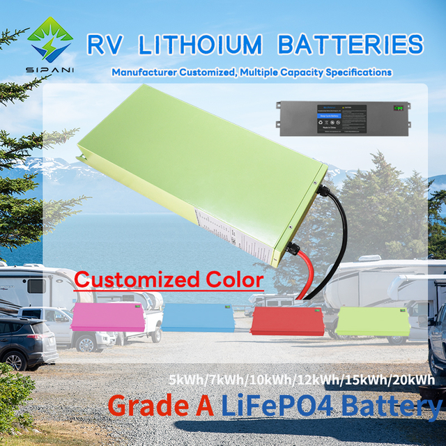 12,8 В 51,2 В 100 Ач 150 Ач 200 Ач 250 Ач 300 Ач 400 Ач литий-ионный аккумулятор для кемперов глубокого цикла