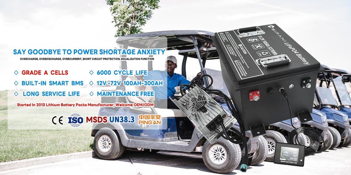 Долговечная и эффективная батарея для гольф -тележки для каждой потребности