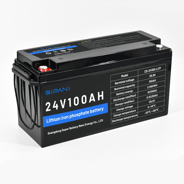 24v 100ah литий-ионный аккумулятор глубокого цикла Lifepo4 аккумулятор