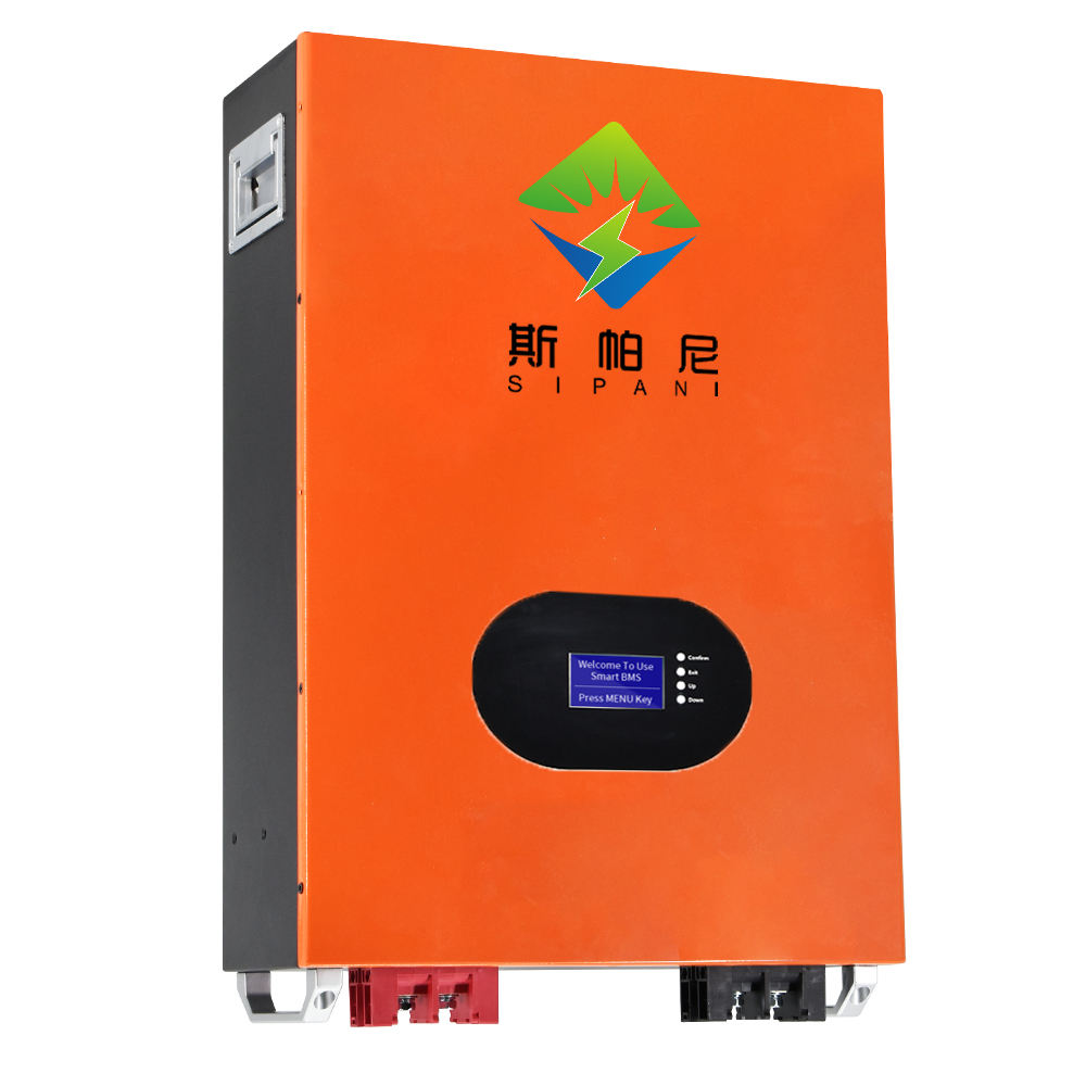 SIPANI 51.2v 100ah 5kwh Home Powerwall Литий-ионные аккумуляторы Lifepo4 Система хранения солнечной энергии Литиевая батарея
