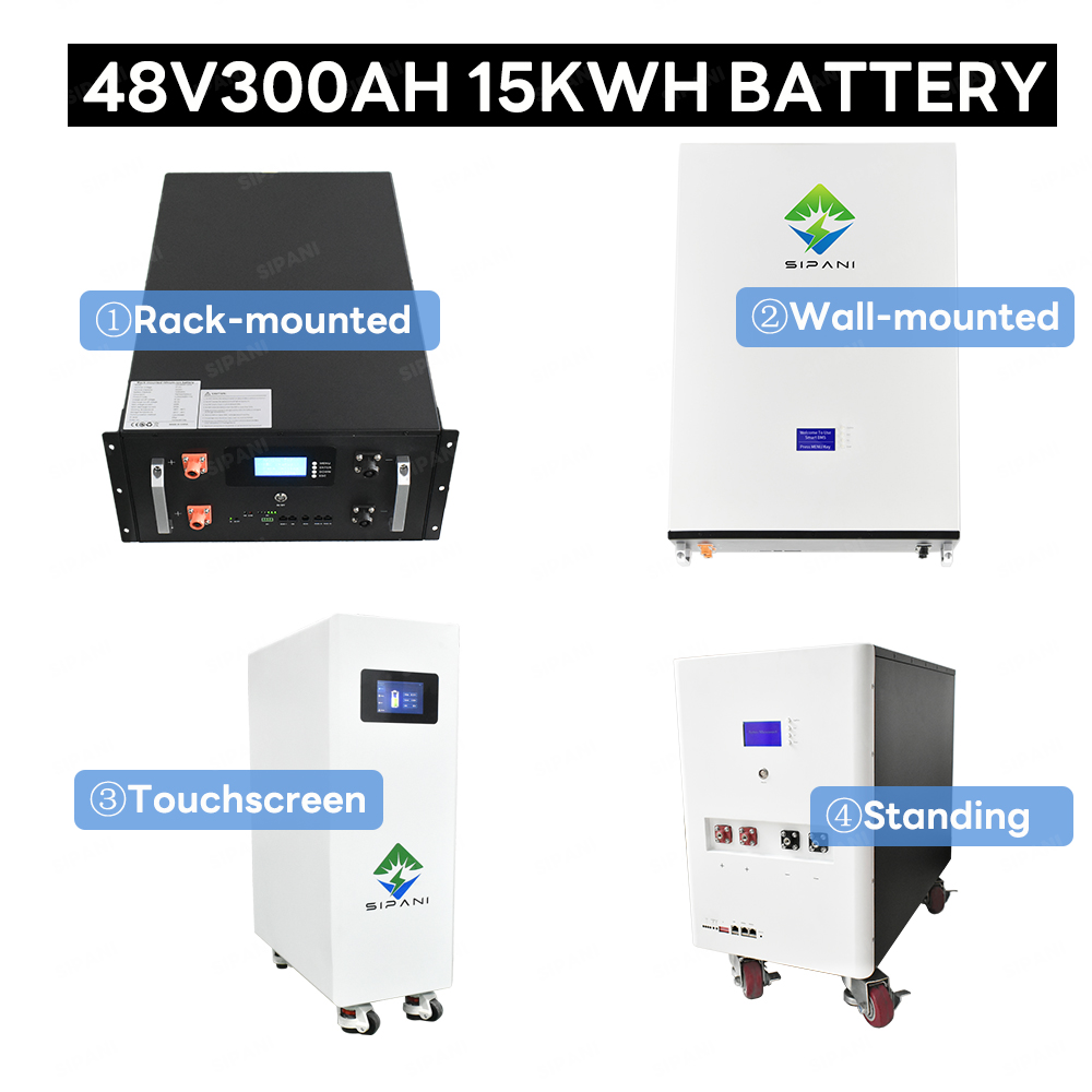 SIPANI литий-ионная солнечная батарея 10kwh 15kwh 48v 100ah 200ah 300ah Lifepo4 аккумуляторная батарея серверная стойка для системы накопления энергии