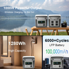 Горячая продажа 300W 500W 1000W 2000W 3000W 5000W 192WH 384WH 1280WH 2304WH 2560WH 5120WH Солнечный генератор Резервное копирование.