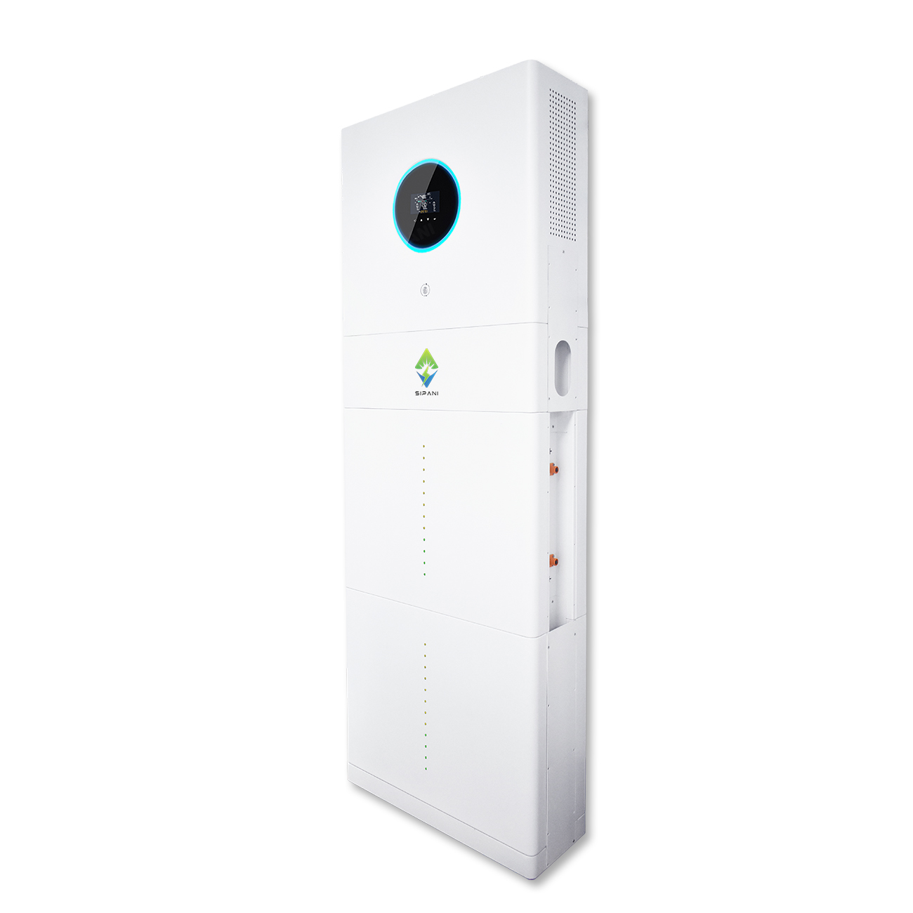 Вертикальная система хранения энергии SIPANI «все в одном», батарея 10 кВтч, 15 кВтч, 20 кВтч со встроенным инвертором 5 кВт, 8 кВт