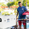 500W 1KW 2KW 3KW Домашняя солнечная система MPPT Портативный генератор солнечной энергии для аварийного источника питания