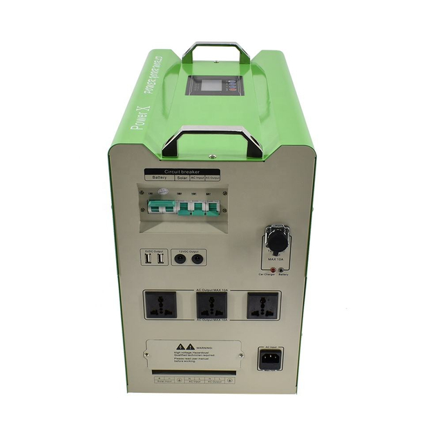 2000 Вт / 2 кВт постоянного тока переменного тока Генератор солнечной энергии Портативная солнечная энергетическая система для телевизора Холодильник Электрический вентилятор Очиститель