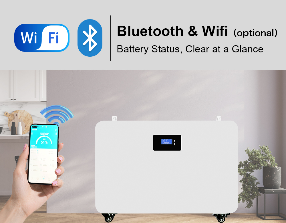  Мобильный глубокий цикл LifePo4 Литий -ионная батарея Akku 5KWH 10KWH 15KWH 48 В 51,2 В 100AH ​​200AH 300AH Домашняя солнечная энергетическая система