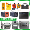 Горячая продажа 300W 500W 1000W 2000W 3000W 5000W 192WH 384WH 1280WH 2304WH 2560WH 5120WH Солнечный генератор Резервное копирование.