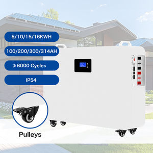  Мобильный глубокий цикл LifePo4 Литий -ионная батарея Akku 5KWH 10KWH 15KWH 48 В 51,2 В 100AH ​​200AH 300AH Домашняя солнечная энергетическая система