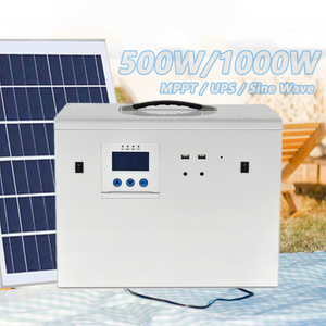 500W 1000W AC100V/110V/220V/230V Солнечная портативная электростанция генератор 1.2Kwh