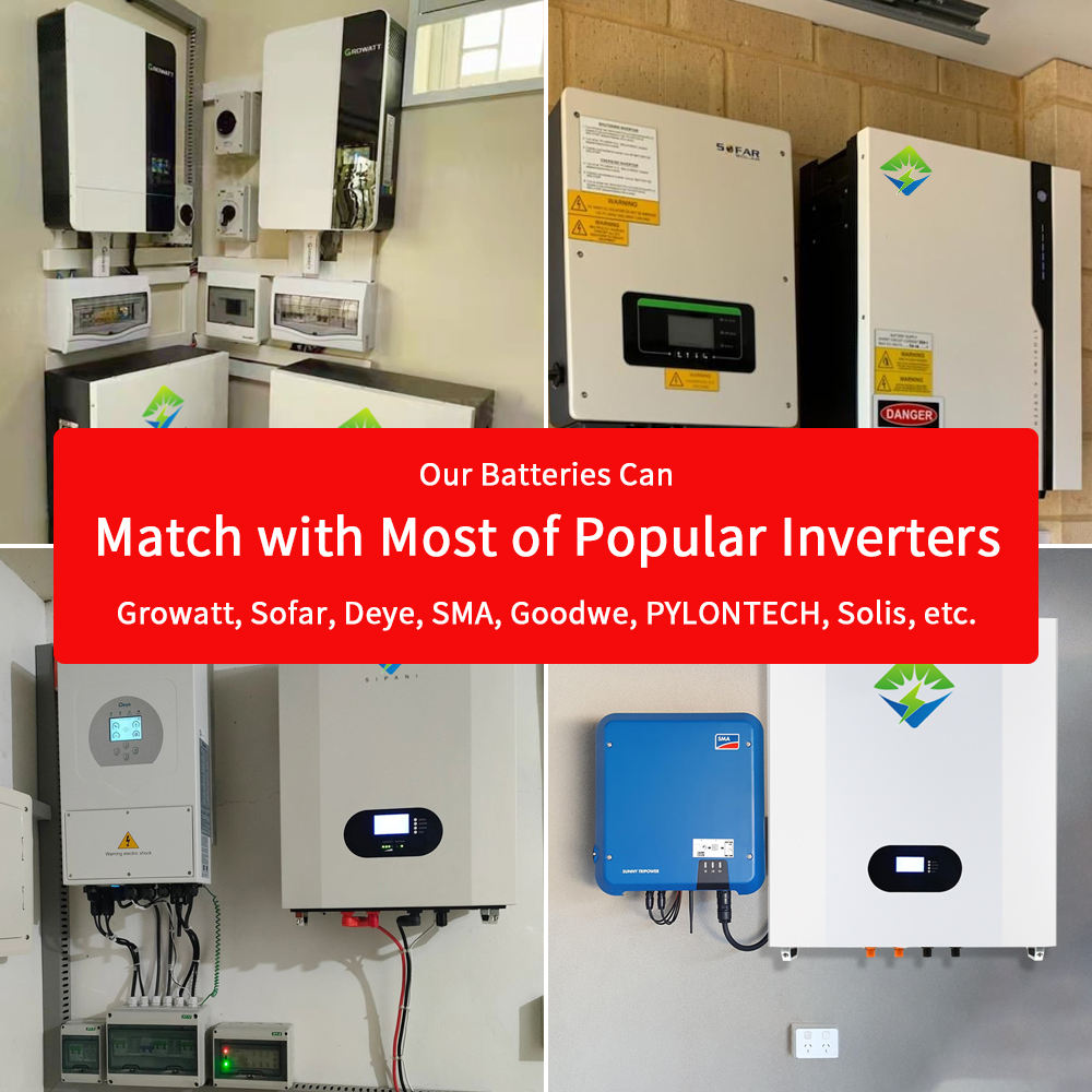 SIPANI Power Wall 5kwh 7kwh 10kwh 20kwh 48v 100ah 200ah Lifepo4 литий-ионный аккумулятор Tesla Powerwall аккумулятор солнечной энергии